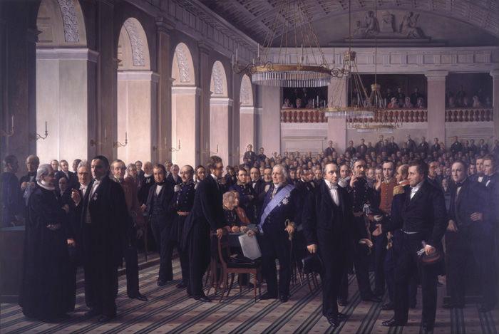 Denish parlement in 1860