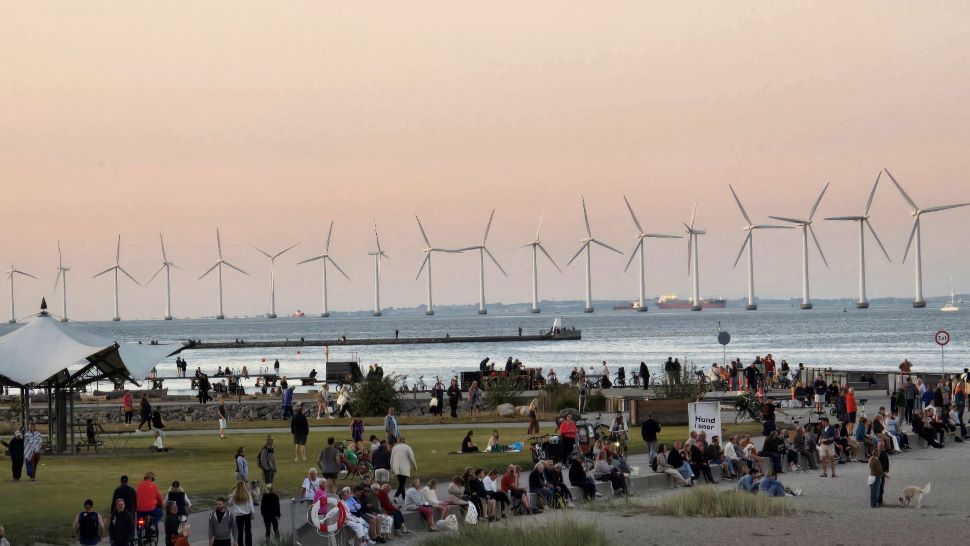 Amager Strand at Copenhagen