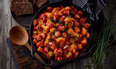Swedish sausage stew