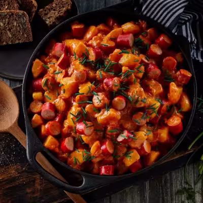Swedish sausage stew