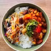 Swedish saysage stew with rice